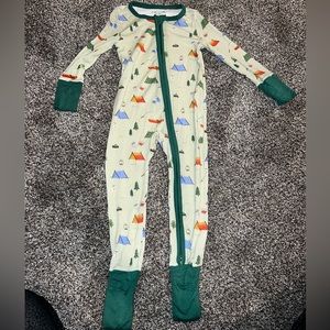 EUC ANGEL DEAR - 2-WAY ZIPPER ROMPER - CAMPING